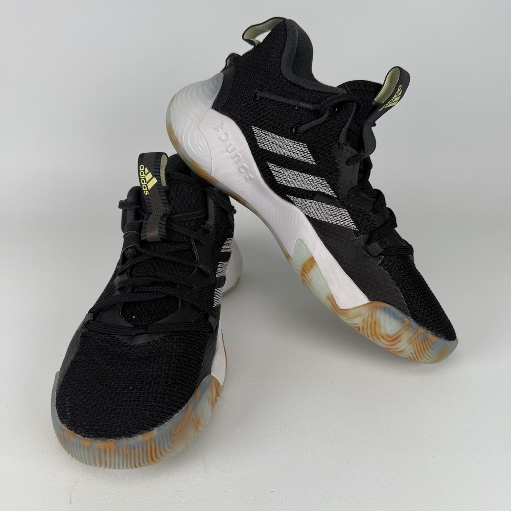 GY6416 Mens Adidas HARDEN STEPBACK 3 BASKETBALL BLACK MARBLED GREY CARBON SZ 7